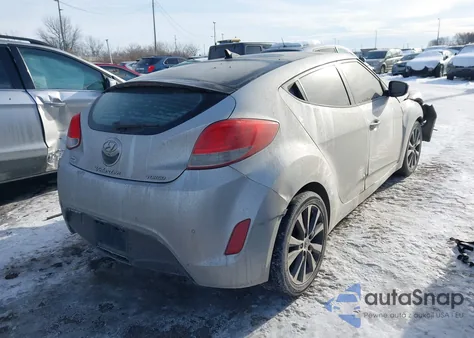 2012 Hyundai Veloster Base W/Black z USA, uszkodzony, nr VIN KMHTC6AD4CU056315